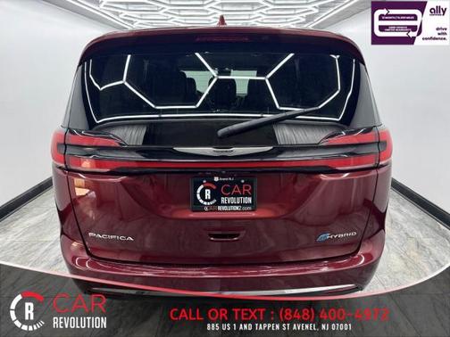 Red 2021 Chrysler Pacifica Hybrid Touring L