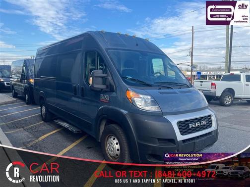 Blue 2020 RAM ProMaster 3500 High Roof