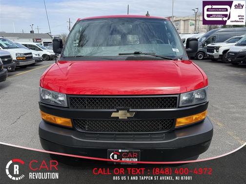 Red 2020 Chevrolet Express 3500 LS
