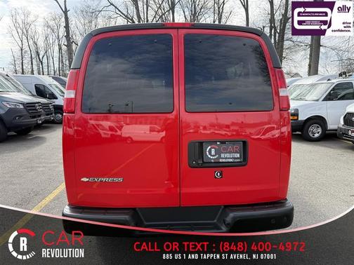 Red 2020 Chevrolet Express 3500 LS