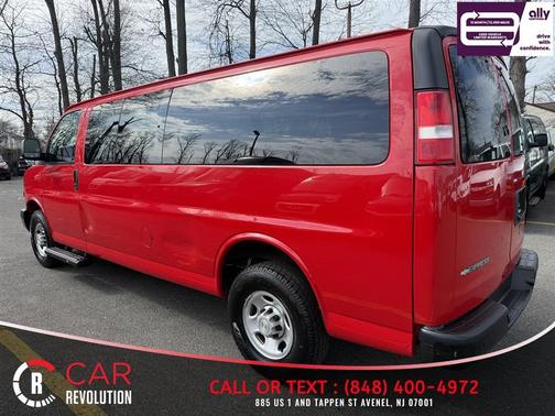Red 2020 Chevrolet Express 3500 LS