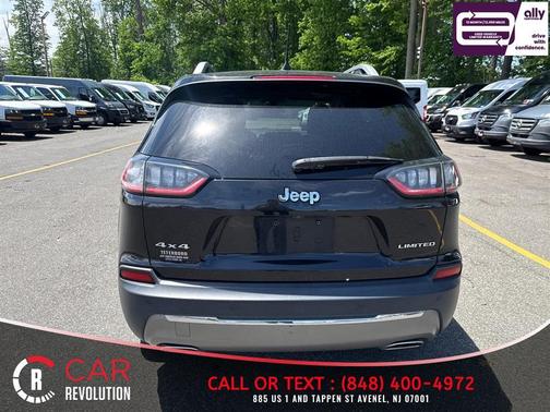 Black 2019 Jeep Cherokee Limited