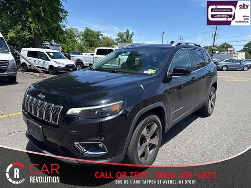 Black 2019 Jeep Cherokee Limited