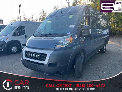 Blue 2021 RAM ProMaster 3500 High Roof