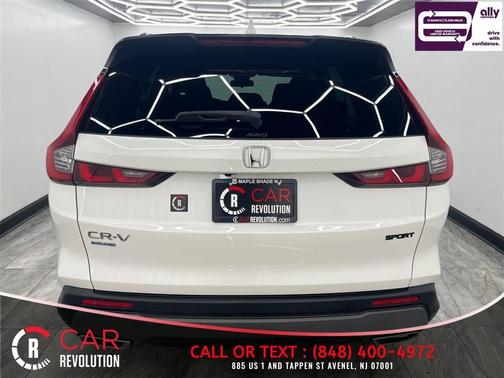 White 2024 Honda CR-V Hybrid Sport