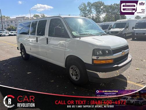 White 2025 Chevrolet Express 3500 LT