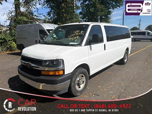 White 2025 Chevrolet Express 3500 LT