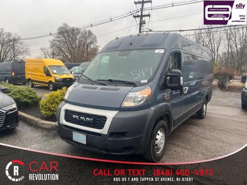 Blue 2021 RAM ProMaster 3500 High Roof
