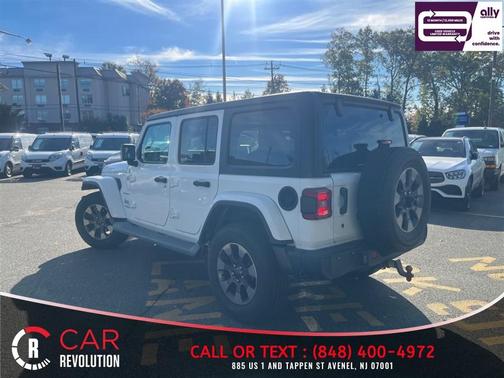 White 2018 Jeep Wrangler Unlimited Sahara