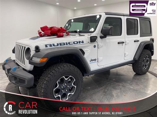 White 2023 Jeep Wrangler 4xe Rubicon