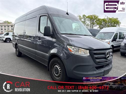 Blue 2023 Mercedes-Benz Sprinter 2500 HIGH ROOF 4-CYL DIESEL HO 170''