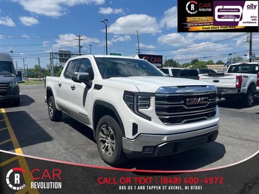White 2025 GMC Sierra 1500 SLT