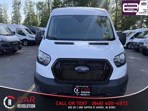 White 2024 Ford Transit-250 148 WB Medium Roof Cargo