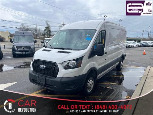 White 2024 Ford Transit-250 148 WB Medium Roof Cargo