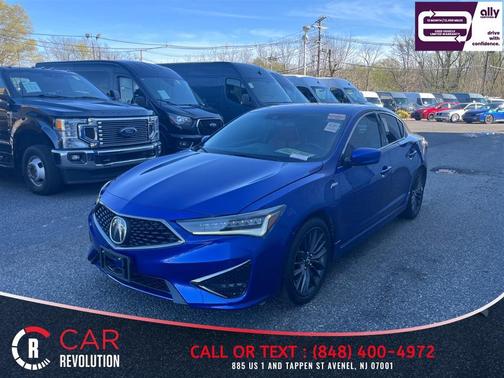 Blue 2019 Acura ILX Premium & A-SPEC Packages