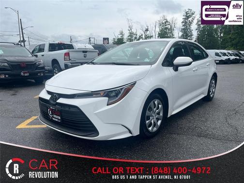 White 2023 Toyota Corolla LE