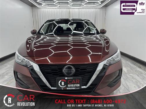 Red 2022 Nissan Sentra SV