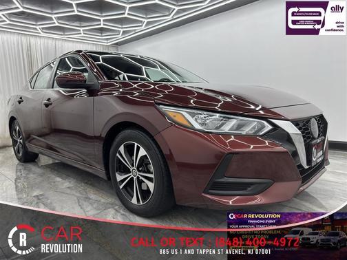 Red 2022 Nissan Sentra SV