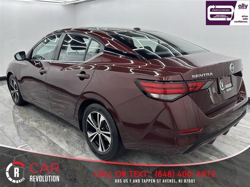 Red 2022 Nissan Sentra SV