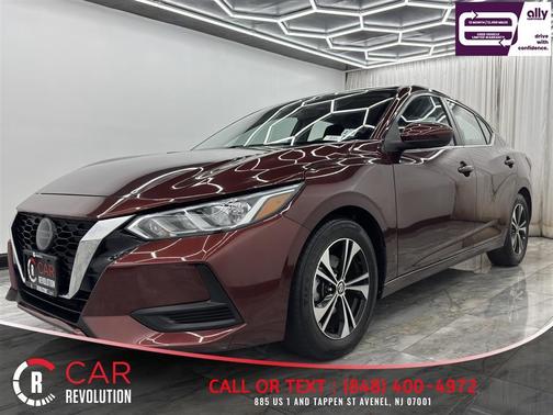 Red 2022 Nissan Sentra SV