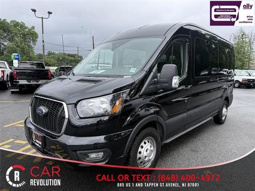 Black 2025 Ford Transit-350 XLT