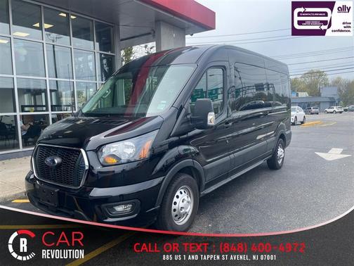 Black 2025 Ford Transit-350 XLT