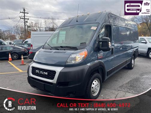 Blue 2020 RAM ProMaster 3500 High Roof