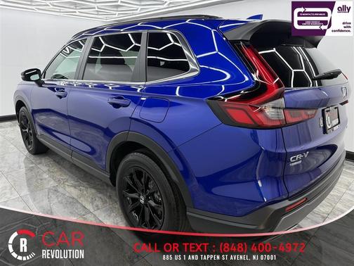 Blue 2025 Honda CR-V Hybrid Sport