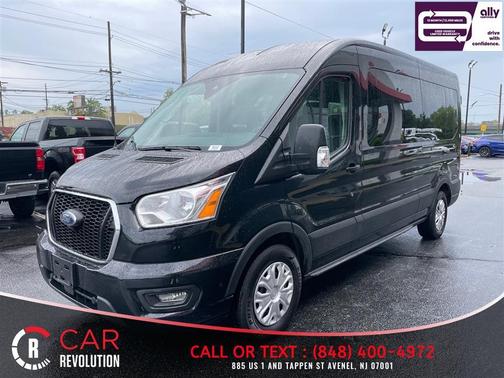 Black 2021 Ford Transit-350 XLT