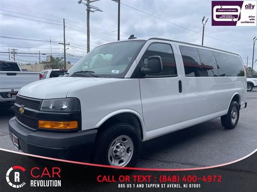 White 2023 Chevrolet Express 3500 LS