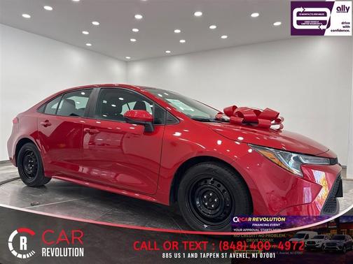 Red 2021 Toyota Corolla LE