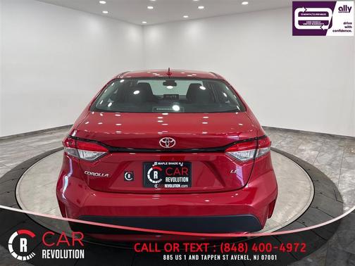 Red 2021 Toyota Corolla LE