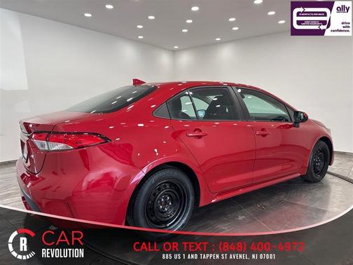 Red 2021 Toyota Corolla LE