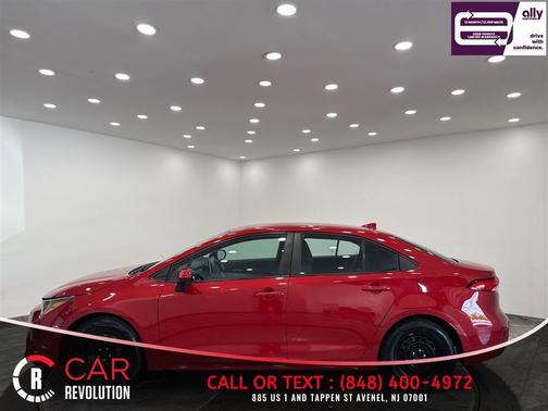 Red 2021 Toyota Corolla LE