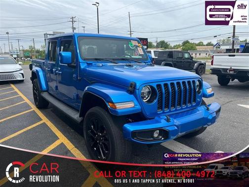 Blue 2022 Jeep Gladiator Overland