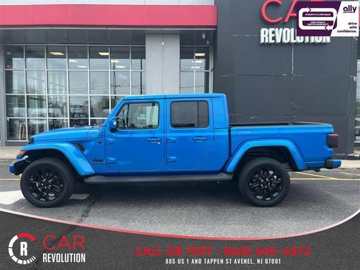 Blue 2022 Jeep Gladiator Overland