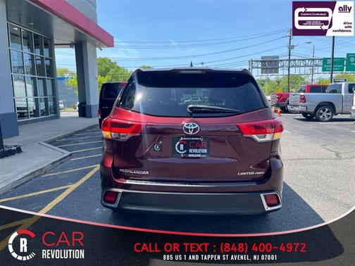 Red 2017 Toyota Highlander Limited