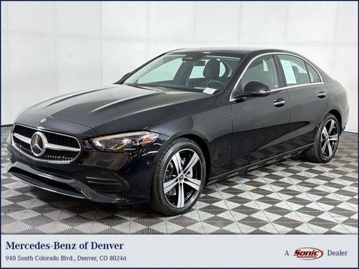 Black 2025 Mercedes-Benz C-Class C 300 4MATIC
