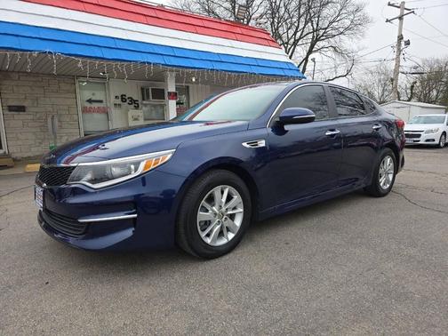 Blue 2018 Kia Optima LX