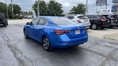 Blue 2022 Nissan Sentra SV