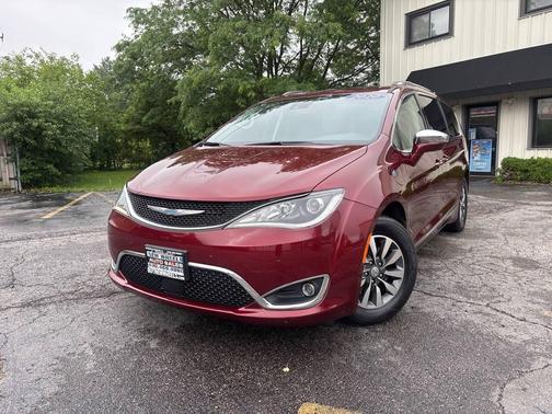 Burgundy 2020 Chrysler Pacifica Hybrid Limited