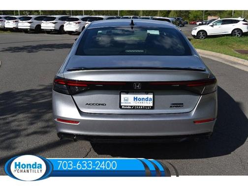 Solar Silver Metallic 2026 Honda Accord Hybrid Sport-L