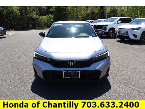 Solar Silver Metallic 2025 Honda Civic Sport