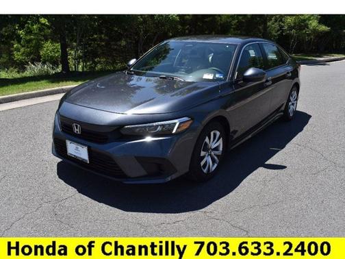 Gray 2023 Honda Civic LX