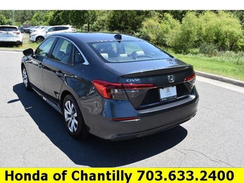 Gray 2023 Honda Civic LX
