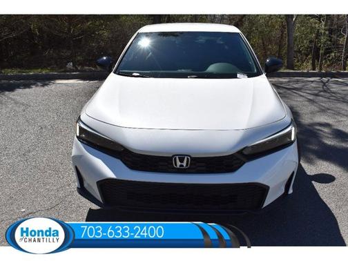 Platinum White Pearl 2026 Honda Civic Sport