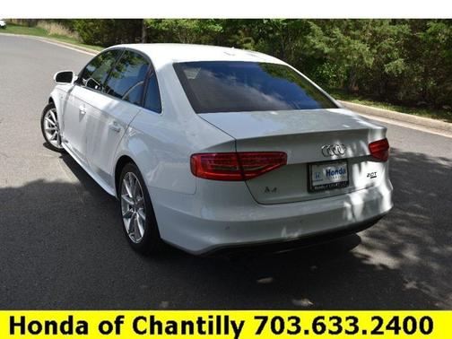 White 2014 Audi A4 2.0T Premium Plus quattro