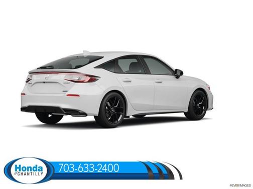 Platinum White Pearl 2026 Honda Civic Hybrid Sport