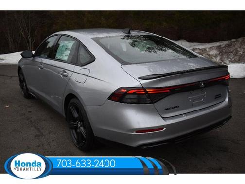 Solar Silver Metallic 2026 Honda Accord Hybrid Sport-L
