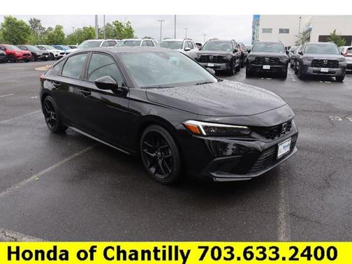 Crystal Black Pearl 2023 Honda Civic Sport
